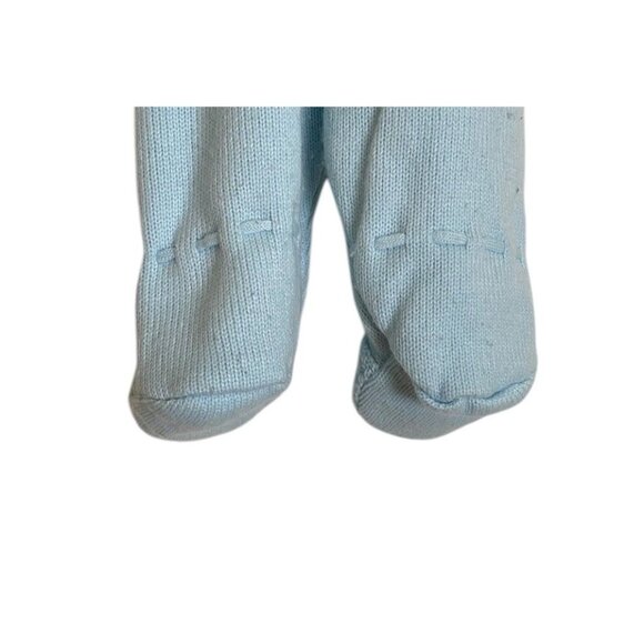 Sarah Louise Baby Boy Knit Footie One Piece Overalls Photoshoot Adorable‎ 6 Mos - Picture 5 of 8